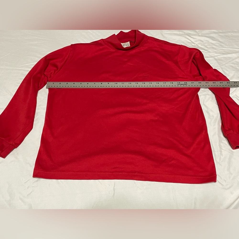 Laura Gayle Vintage‎ Red Knit Turtle neck